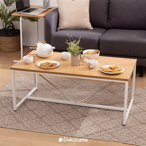 Promo Dekoruma TOSHI Coffee Table Minimalis Industrial Meja Tamu