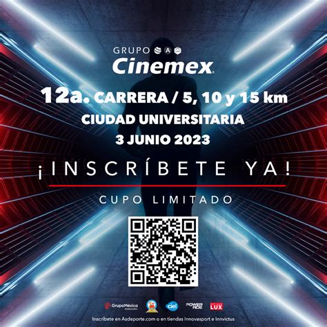 Cinemex On Twitter Corre Con Tus Amigos La Carreragrupocinemex