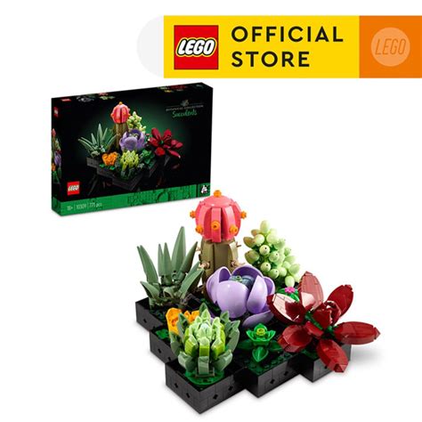 LEGO Icons 10309 Succulents Plant Decor Building Kit 771 Pieces