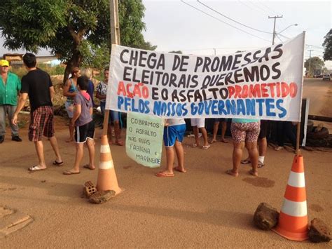 G Moradores Protestam E Cobram Asfalto E Drenagem Em Ruas De Porto