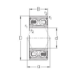 Bore Diameter Mm Nke B Z Tv Angular Contact Ball Bearings