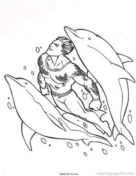 Aquaman Coloring Pages Clip Art Library