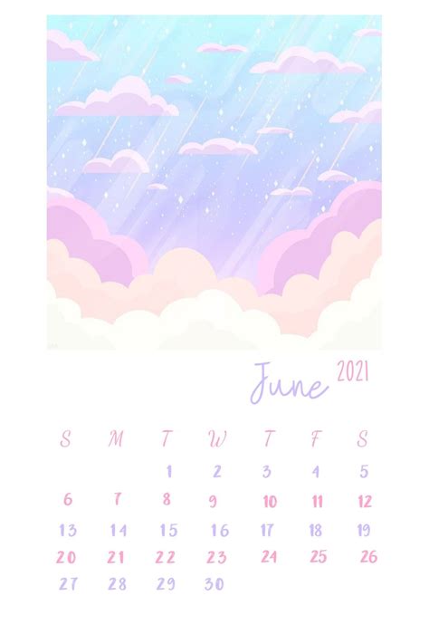 Aesthetic Calendar 2021 玄