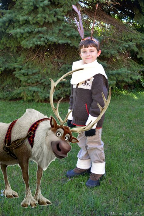 HOMEMADE FROZEN COSTUME: SVEN THE REINDEER Mad in Crafts