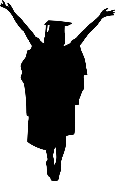 10 Graduation Silhouette Png Transparent