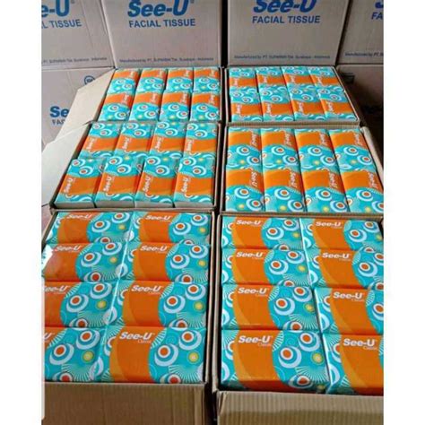 Jual Tissue See U Classic 250 Sheets 2 Ply 1 Dus Isi 40 Tisu See U Di