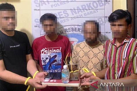 Empat Warga Aceh Barat Ditangkap Terkait Kepemilikan Narkotika Jenis