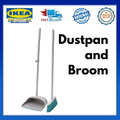 IKEA Dustpan And Broom Set PEPPRIG Set Penyapu Dan Penyodok Sampah