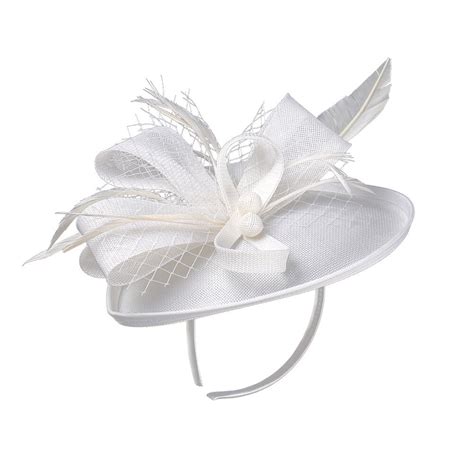 Eease Fascinator Headband With Veil And Flower Hair Accessory Walmart