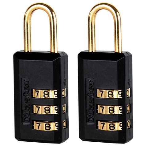 Master Lock Combination Lock 20mm 2 Pk (646TAU) | BIG W