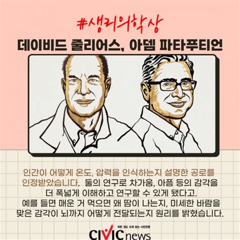 2021년 노벨상 수상자 한 자리에 모았습니다 Civicnews시빅뉴스