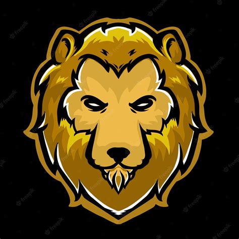 Premium Vector Lion Head Mascot