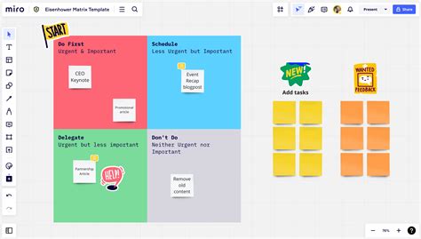 Crie uma Matriz de Eisenhower Online | +60 Milhões confiam