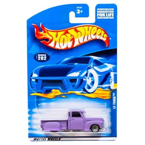 Hot Wheels 2001 Collector 202 La Troca Truck Matte Purple Chrome 53731