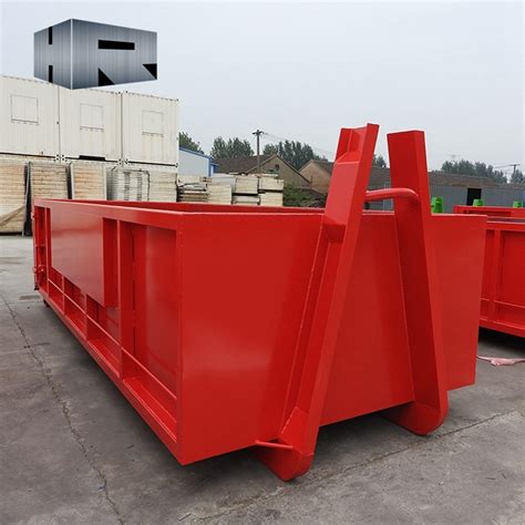 Stackable Customized Steel Roro Containers Hook Lift Bin Roro