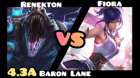 Wild Rift Renekton Vs Fiora Baron Lane Renekton Gameplay Youtube