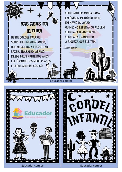 Atividades Com Literatura De Cordel Para Imprimir