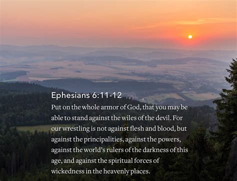 Loves Ephesians 6 11 World Ruler Armor Of God Flesh And Blood