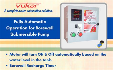 Vukar Single Phase Digital Fully Automatic Water Level Controller