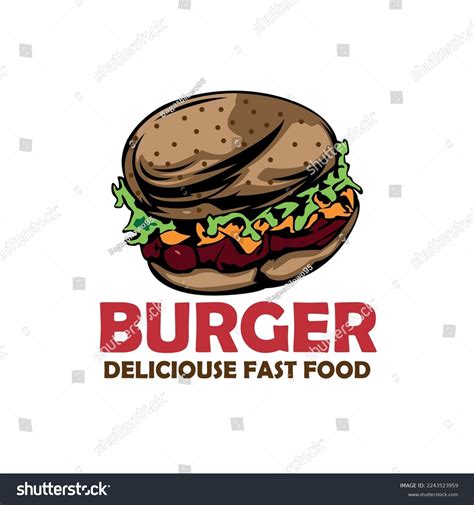 Burger Fries Illustration Hamburger Hand Drawn Stock Vector (Royalty Free) 2243523959 | Shutterstock