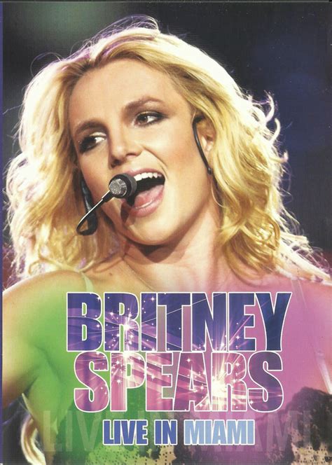 Britney Spears Britney Spears Live In Miami 2004 Dvd Discogs