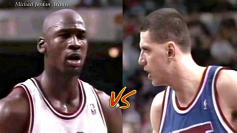 12.12.1992 Michael Jordan vs Drazen Petrovic Big Duel! MJ One Man Game ...