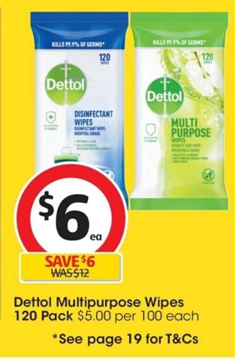 Dettol Multipurpose Wipes Pack Offer At Coles