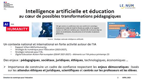 Intelligence artificielle et éducation apports de la recherche et