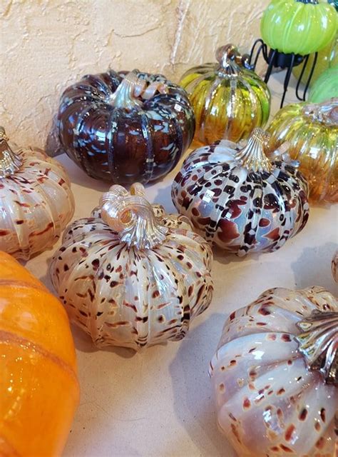 Pin On Blown Glass Pumpkins By Avalon Glassworks