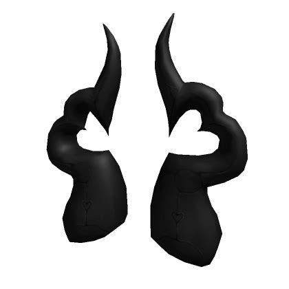 Black Heart Horns Roblox Item Rolimon S