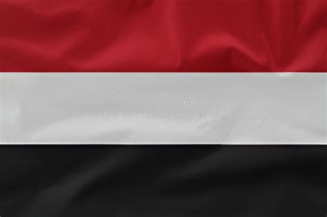 National Flag Of Yemen Stock Illustration Illustration Of Orange