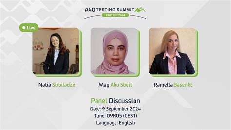 A4Q Testing Summit 2024 Panel Discussion Women In Testing YouTube