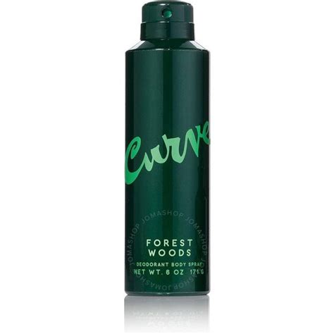 Curve Forest Woods Deodorant And Body Spray 60 Oz 170 Ml Container