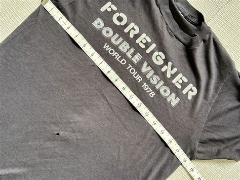 Vintage FOREIGNER Double Vision World Tour 1978 T Shirt EBay