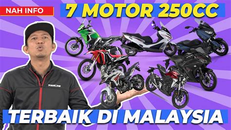 7 MOTOSIKAL 250CC PALING BERBALOI YouTube