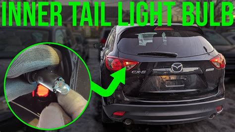 How To Replace Inner Taillight Bulb Mazda Cx Youtube