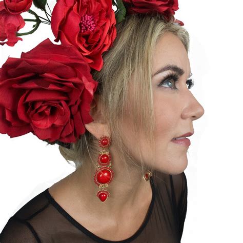 Ole Ole Flamenco Long Earrings For Women Spanish Earrings Etsy