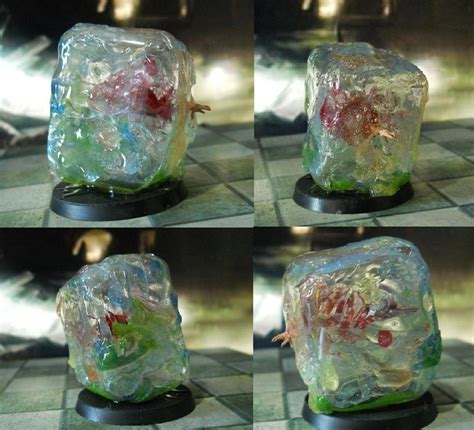 Hand Made Gelatinous Cube For Dungeons And Dragons Dungeons And