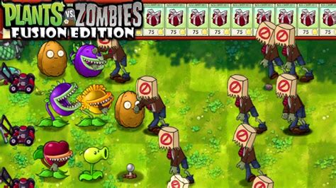 Plants Vs Zombies Fusion Edition V Mini Games Part Level To L