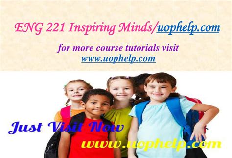 PPT ENG 221 Inspiring Minds Uophelp PowerPoint Presentation Free