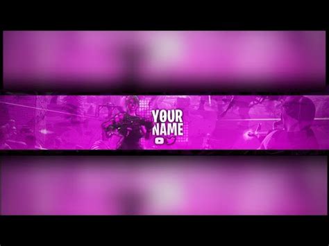 [FREE] FORTNITE PURPLE GOUL TROOPER YOUTUBE BANNER PSD *DOWNLOAD* FREE ...