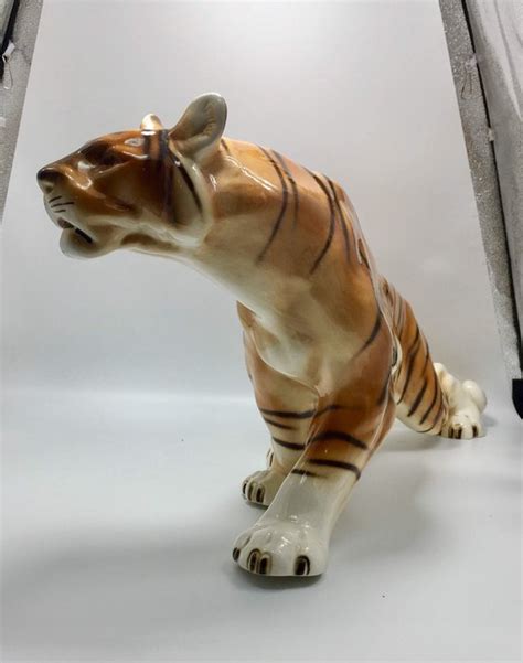 Very Large Royal Dux Bohemia Porcelain Bengal Tiger Catawiki