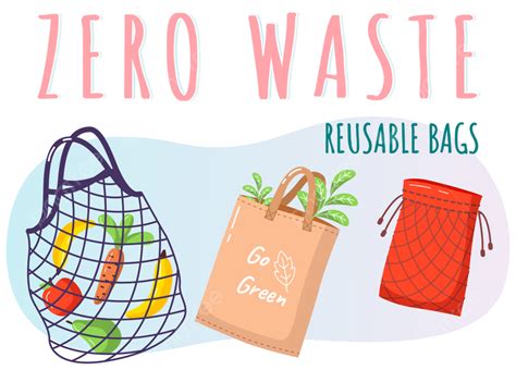 Reusable Bags Clipart