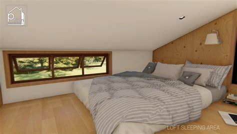 Cute Tiny House Plan With Loft Bedroom And Porch Basic Etsy