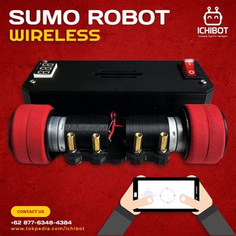 Robot Sumo 500gram IoT Wireless HP Android Smartphone 500 Gram Full