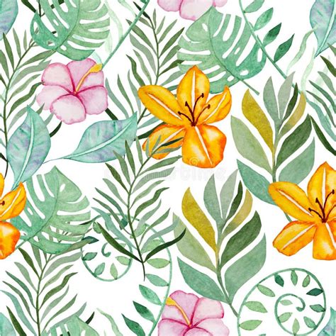 Tropical Seamless Pattern Stock Photo Image Of Pattern