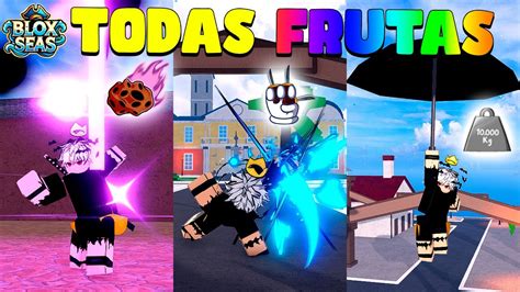 Frutas Do Blox Seas - COMI E MASTERIZEI TODAS AS FRUTAS DO BLOX SEAS E TESTEI CADA 1 E TÃO ...