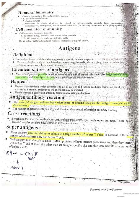 SOLUTION Immunology With Types And Complete Detail In Easy Way For 3rd