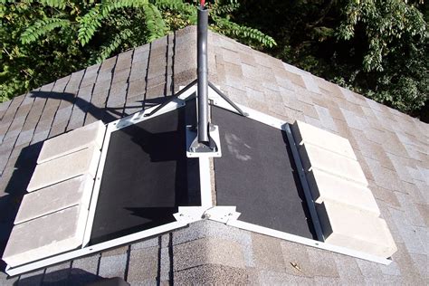 Non Penetrating Ridge Roof Mount Kit W Support Arms And Pads 2 OD