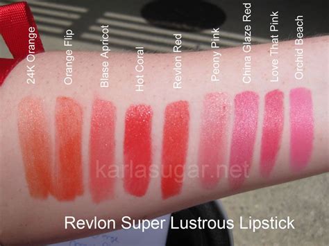 Revlon Super Lustrous Lipstick Swatches Makeup Swatches Hot Sex